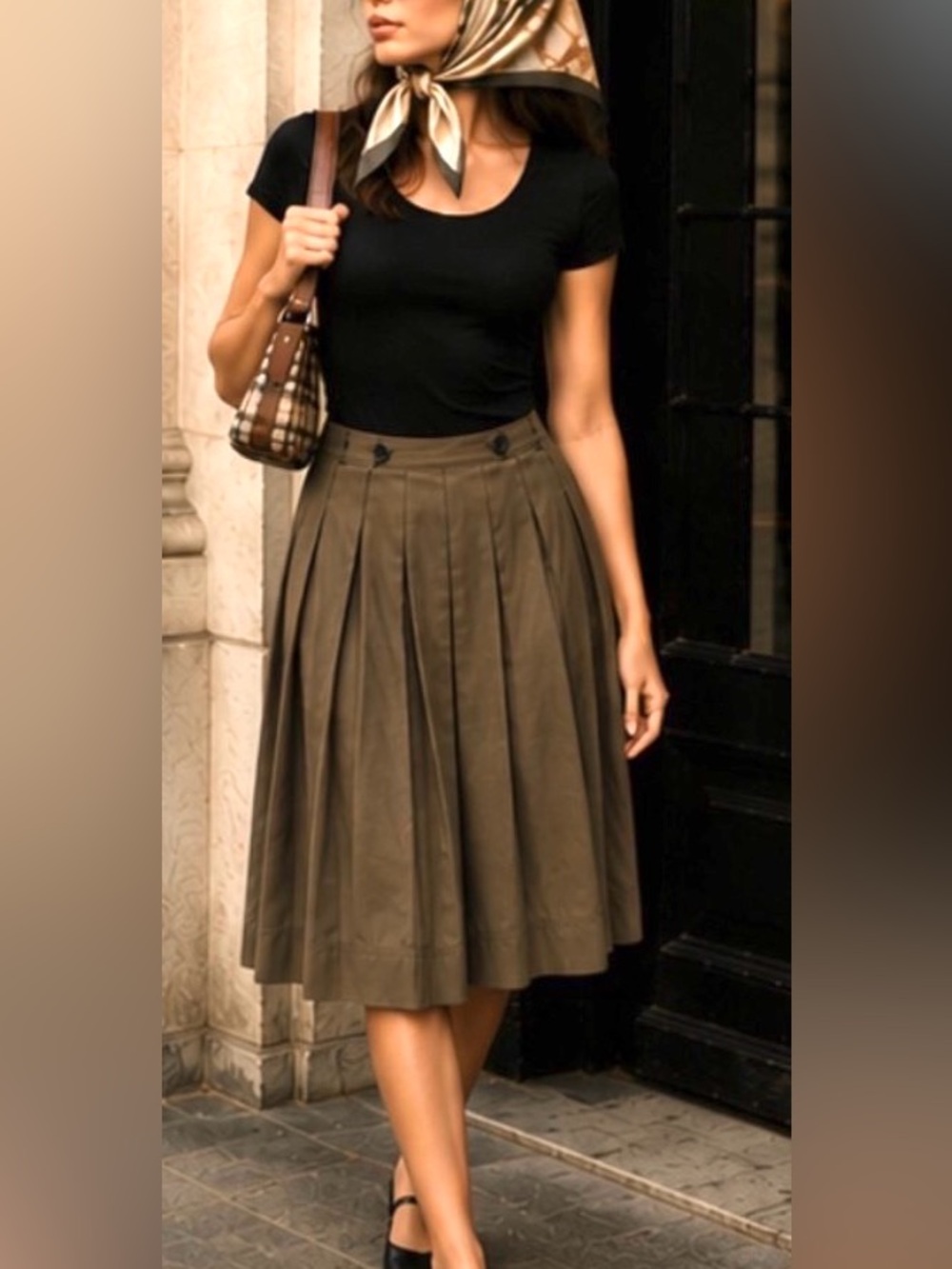 Burberry Brit Silk Skirt